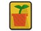Plant Sprout Gardening Solid Multi-Color Embroidered Iron-On or Hook & Loop Patch Applique